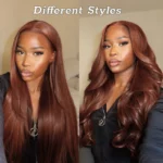 Tinashe hair copper brown glueless wig (2)