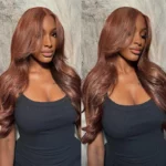 Tinashe hair glueless copper brown lace wig (1)