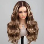 Tinashe hair highlight glueless body wave wig (2)