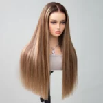 Tinashe hair highlight glueless straight wig (1)