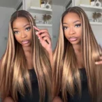 Tinashe hair highlight glueless straight wig (3)