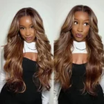 Tinashe hair highlight glueless straight wig (4)