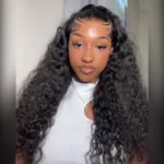 Tinashe hair pre-braided deep wave wig