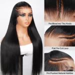 Tinashe hair pre-braided straight 9x6 lace wig (1)