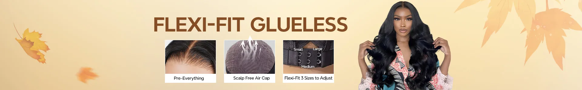 flexi-fit glueless wig banner