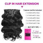 Tinashe hair body wave clip in (6)