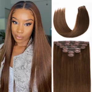 Tinashe hair brown clip in hair extension (2)