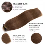 Tinashe hair brown straight clip ins (2)