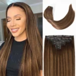 Tinashe hair highlight straight clip in hair extensions (2)