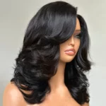 Layered cut loose wave short wig (6)