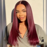 Tinashe hair 99j layered cut straight wig (6)