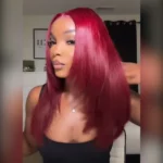 Tinashe hair 99j layered straight wig