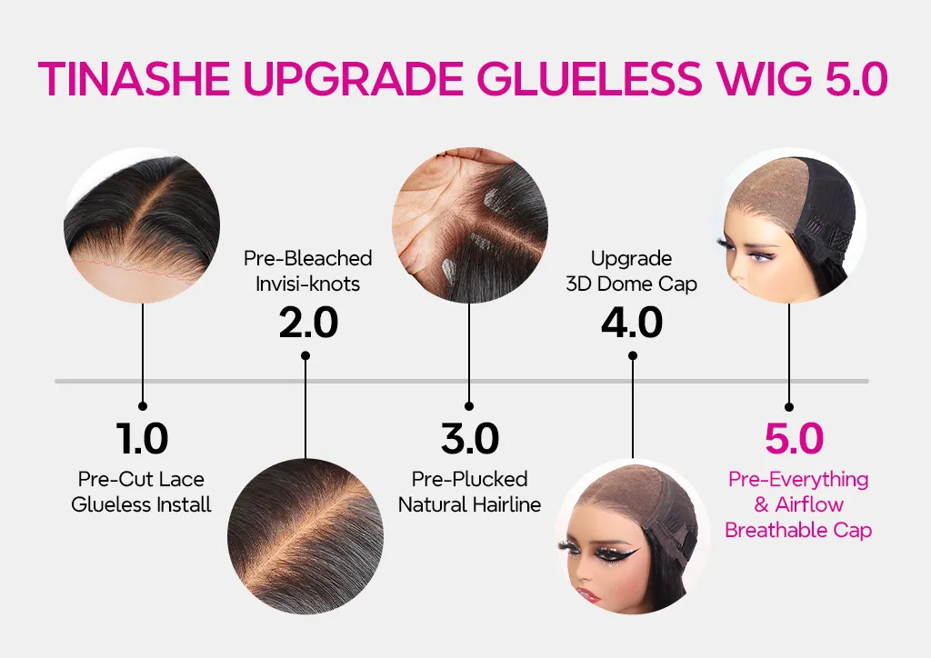 Tinashe hair glueless wig details (9)