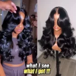 Tinashe hair layered cut loose body wave wig