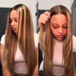 Tinashe hair layered cut straight wig