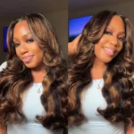 Tinashe hair highlight brown u part wig (5)