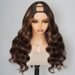 Tinashe hair highlight brown u part wig (7)