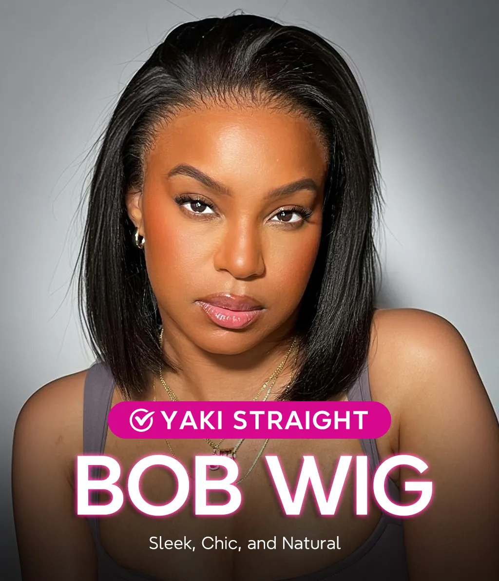 Tinashe hair yaki bob wig details 1