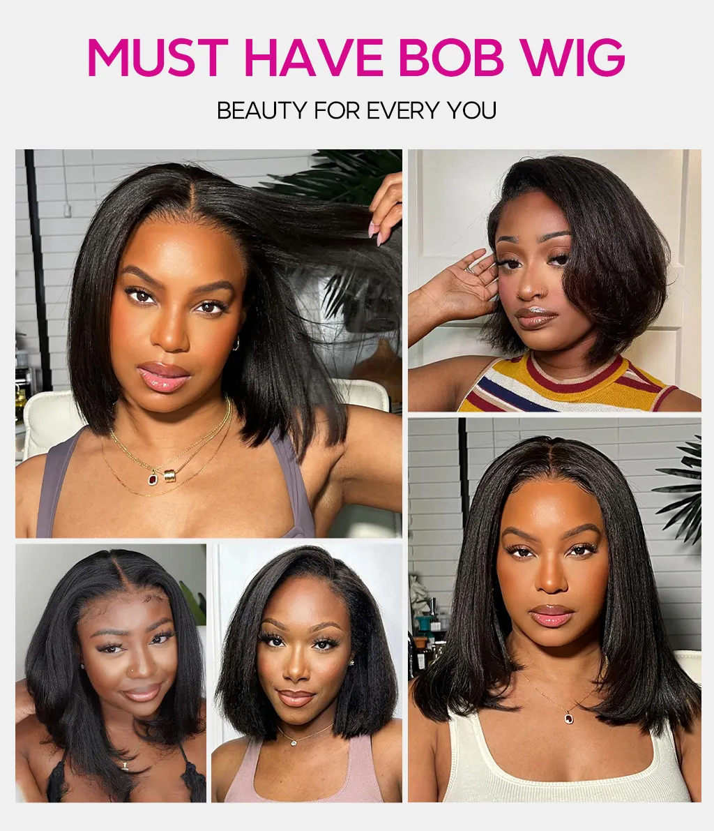 Tinashe hair yaki bob wig show