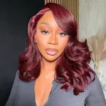 Tinashe hair 99j loose wave layered wig (2)