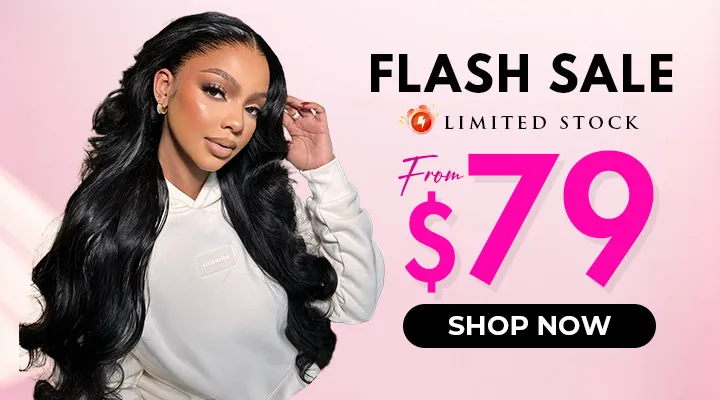 Tinashe hair flash sale banner