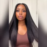 Tinashe hair yaki straight u part wig