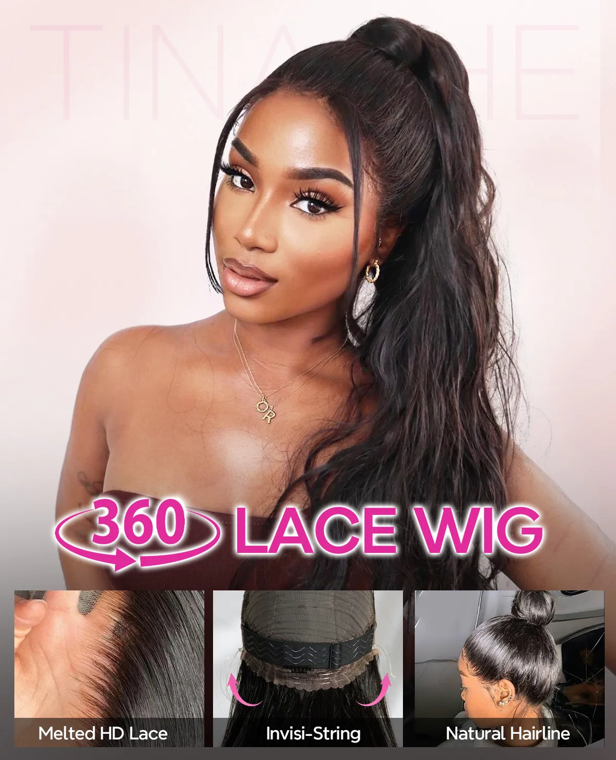 Tinashe hair 360 string wig details (4)