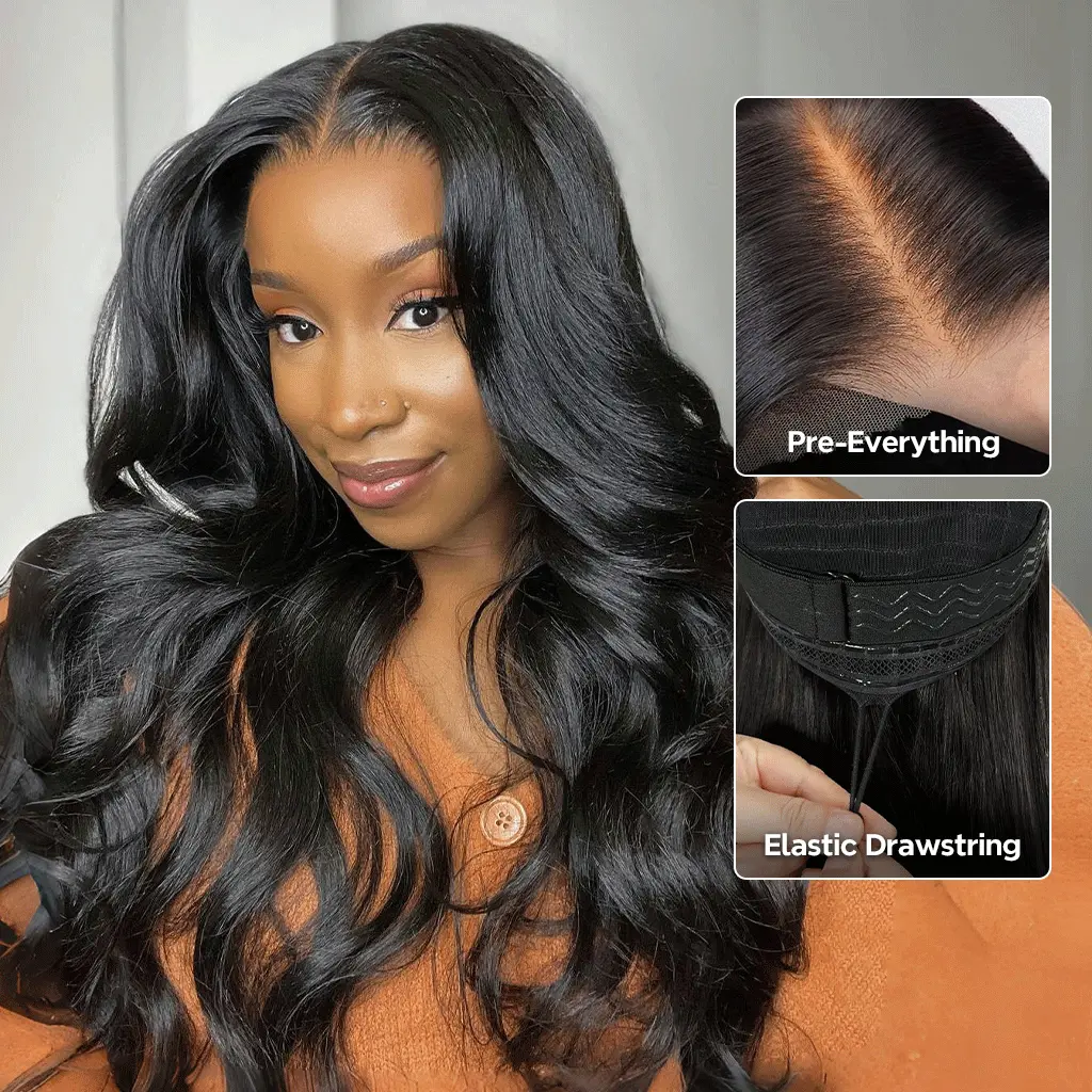 Tinashe hair body wave pull go srawstring wig