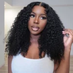 Tinashe hair curly high density wig middle length (3)