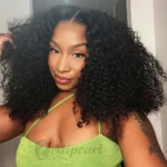 Tinashe hair curly high density wig middle length (4)