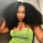 Tinashe hair curly high density wig middle length (6)
