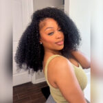 Tinashe hair kinky curly half wig (2)