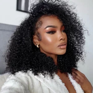 Tinashe hair kinky curly half wig