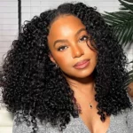 Tinashe hair kinky curly half wig (4)