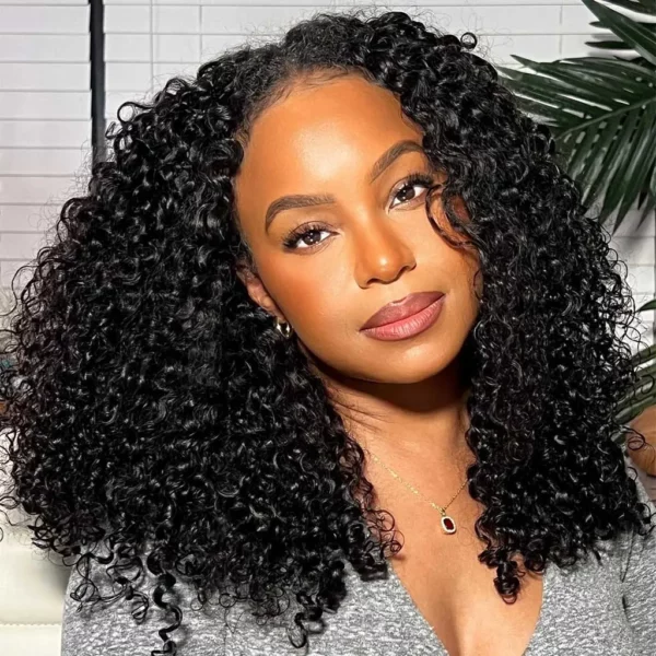 Tinashe hair kinky curly half wig (4)