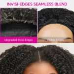 Tinashe hair kinky curly half wig details (4)
