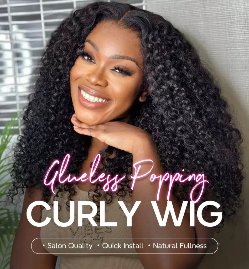 Tinashe hair popping curly wig