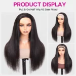 Tinashe hair yaki straight half wig (2)