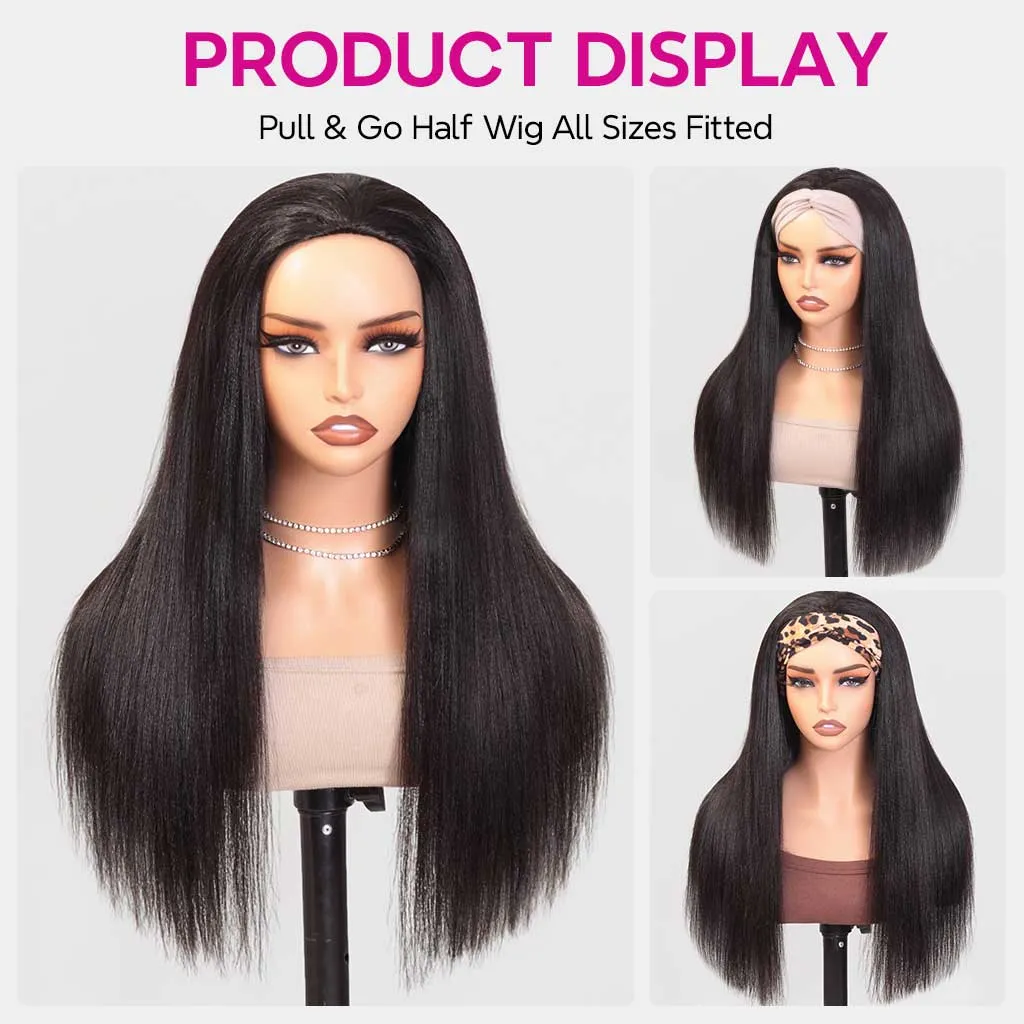 Tinashe hair yaki straight half wig (2)