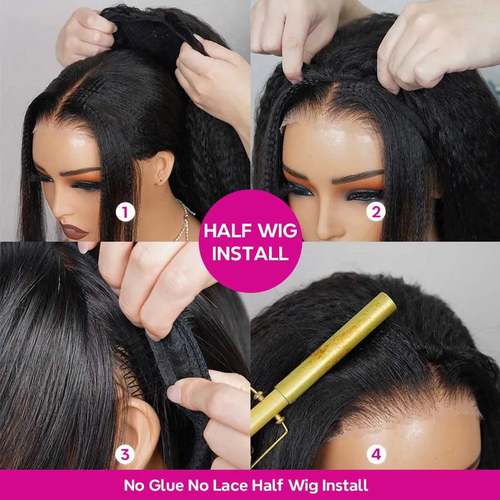 Tinashe hair yaki straight half wig (6)