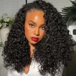 Tinashe hair deep curly half wig