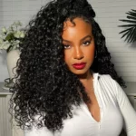 Tinashe hair deep curly half wig 2