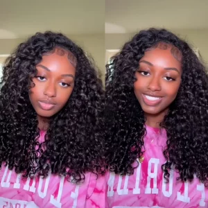 Tinashe hair deep curly half wig