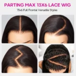 Tinashe hair pull go 13x6 lace wig details 2