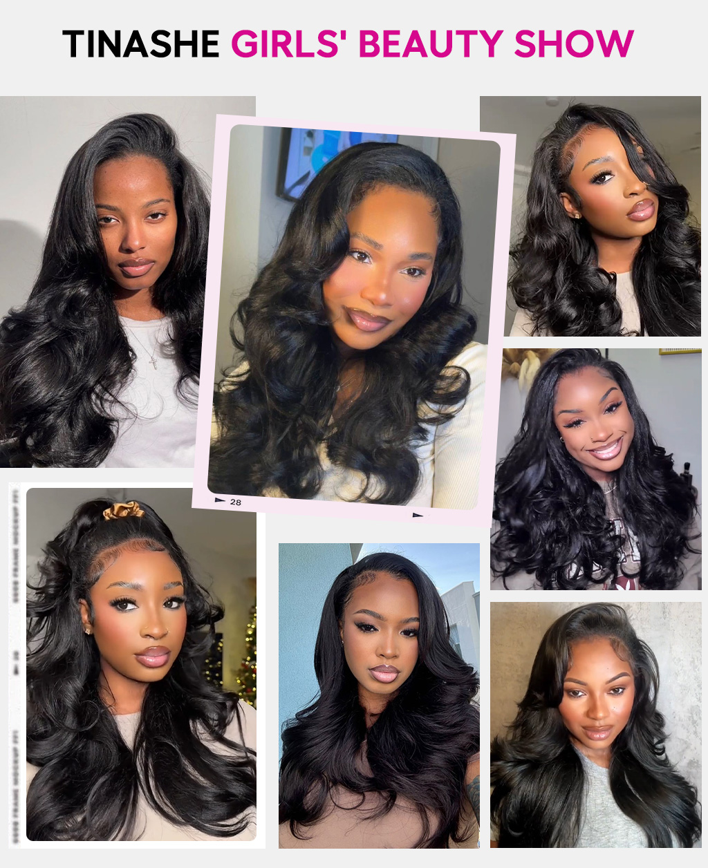 Tinashe hair yaki loose wave half wig detail 2