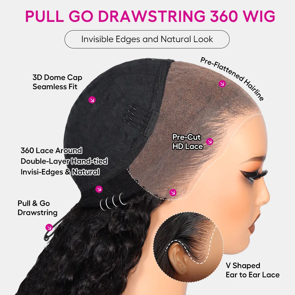 Tinashe hair pull go 360 wig details