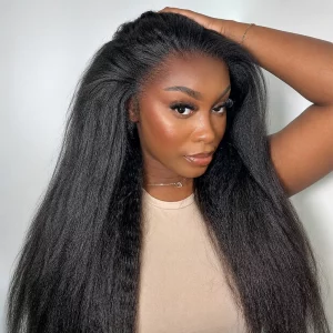 Tinashe hair kinky straight half wigs 1