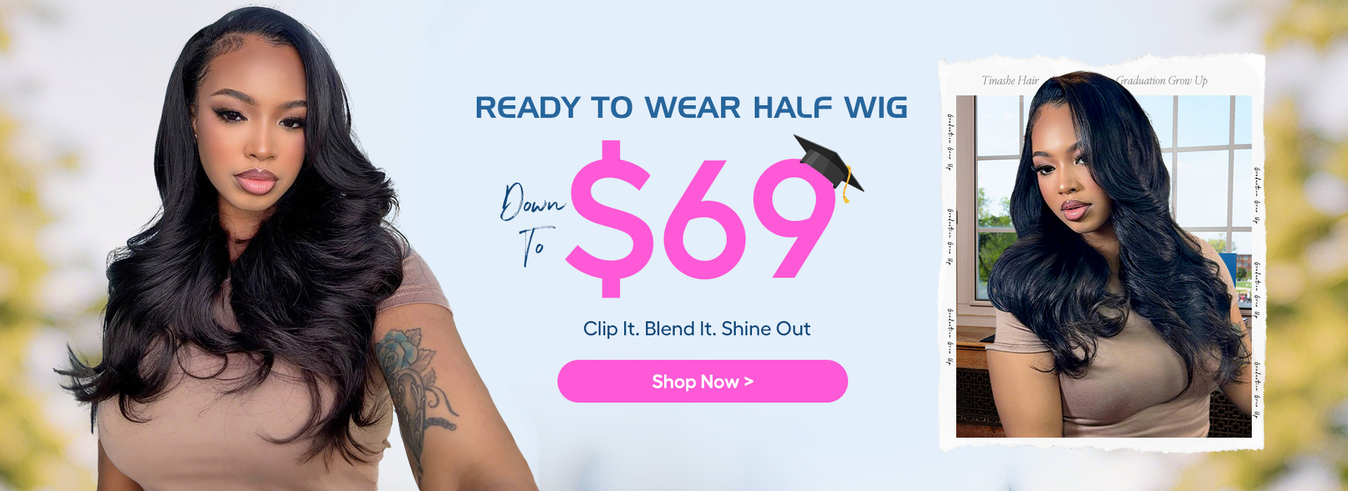 Tinashe hair half wig