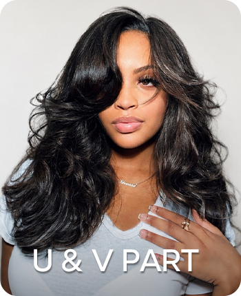 U & V Part Wig