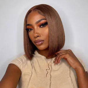 Tinashe hair Toffee brown bob wig (4)